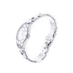 Montre d'occasion BAUME ET MERCIER Linea Diamants femme quartz bracelet acier - vue D2