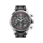 Montre d'occasion BAUME ET MERCIER Capeland Chronographe homme automatique bracelet cuir d'origine - vue 1