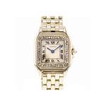 Montre d'occasion CARTIER Panthère femme quartz bracelet or jaune 750/000 - vue 1