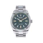 Montre d'occasion ROLEX Milgauss GV homme mouvement automatique certifié (cosc) bracelet acier - vue 1