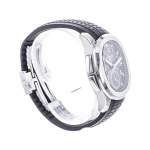 Montre d'occasion PATEK PHILIPPE Aquanaut Travel Time homme mouvement automatique certifié (cosc) bracelet caoutchouc - vue 2