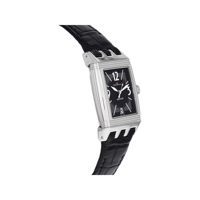 Montre d'occasion JAEGER LECOULTRE Reverso Gran'Sport mixte automatique bracelet cuir cresus - vue 2
