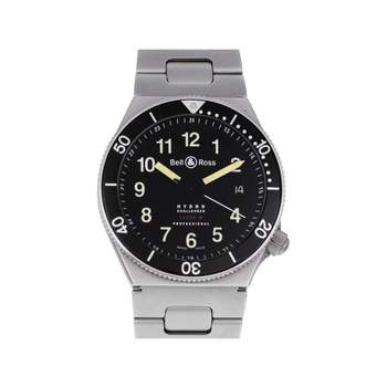 Montre d'occasion BELL & ROSS Hydromax 11000M homme quartz bracelet titane