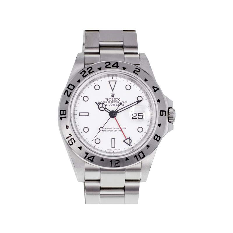 Montre d'occasion ROLEX Explorer II homme mouvement automatique certifié (cosc) bracelet acier - vue 1