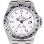 Montre d'occasion ROLEX Explorer II homme mouvement automatique certifié (cosc) bracelet acier - vue D1