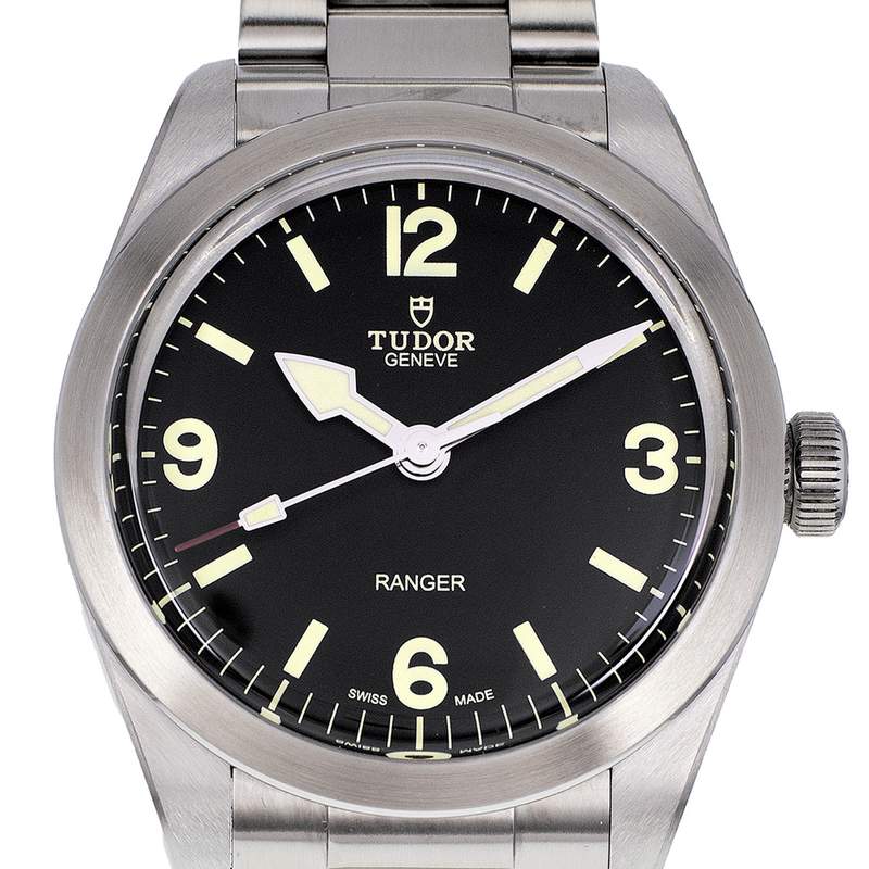 Montre d'occasion TUDOR Ranger homme mouvement automatique certifié (cosc) bracelet acier - vue D1