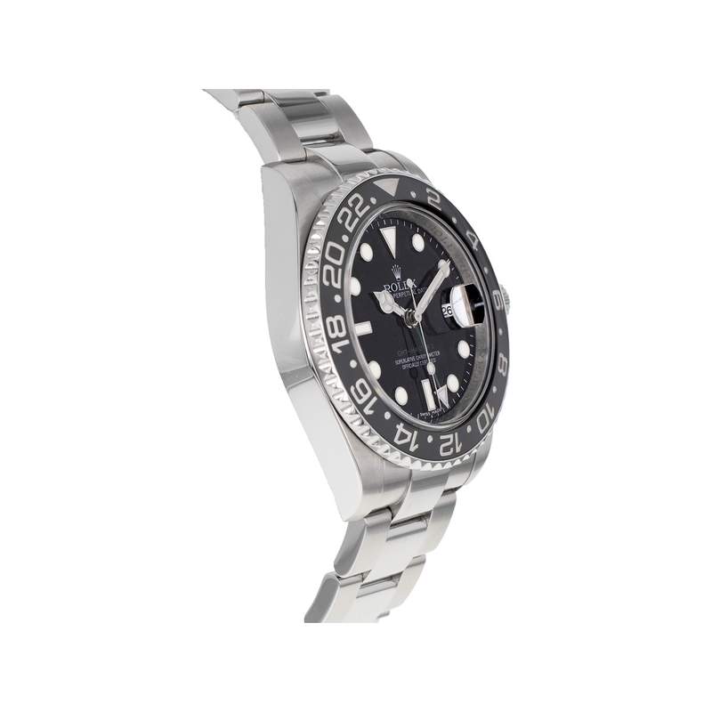 Montre d'occasion ROLEX GMT-Master II homme mouvement automatique certifié (cosc) bracelet acier - vue 2