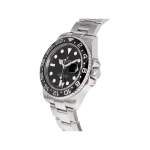 Montre d'occasion ROLEX GMT-Master II homme mouvement automatique certifié (cosc) bracelet acier - vue D2