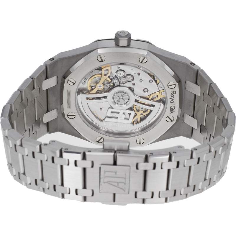 Montre d'occasion AUDEMARS PIGUET Royal Oak Jumbo homme automatique bracelet acier - vue 3