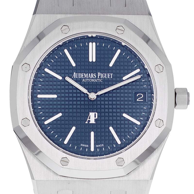 Montre d'occasion AUDEMARS PIGUET Royal Oak Jumbo homme automatique bracelet acier - vue D1