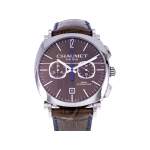 Montre d'occasion CHAUMET Dandy Chronographe homme automatique bracelet cuir d'origine - vue 1
