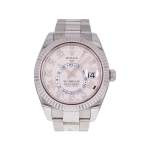 Montre d'occasion ROLEX Sky-Dweller homme mouvement automatique certifié (cosc) bracelet or blanc 750/000 - vue 1