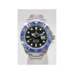 Montre d'occasion ROLEX Submariner Date homme mouvement automatique certifié (cosc) bracelet or blanc 750/000 - vue 1