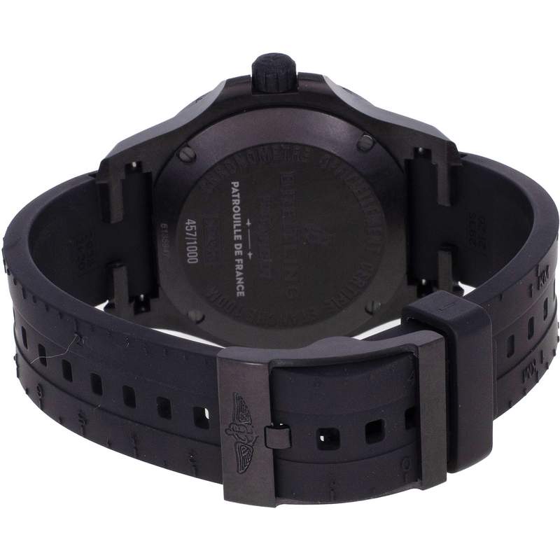 Montre d'occasion BREITLING Colt Skyracer Patrouille de France homme quartz bracelet caoutchouc - vue 3