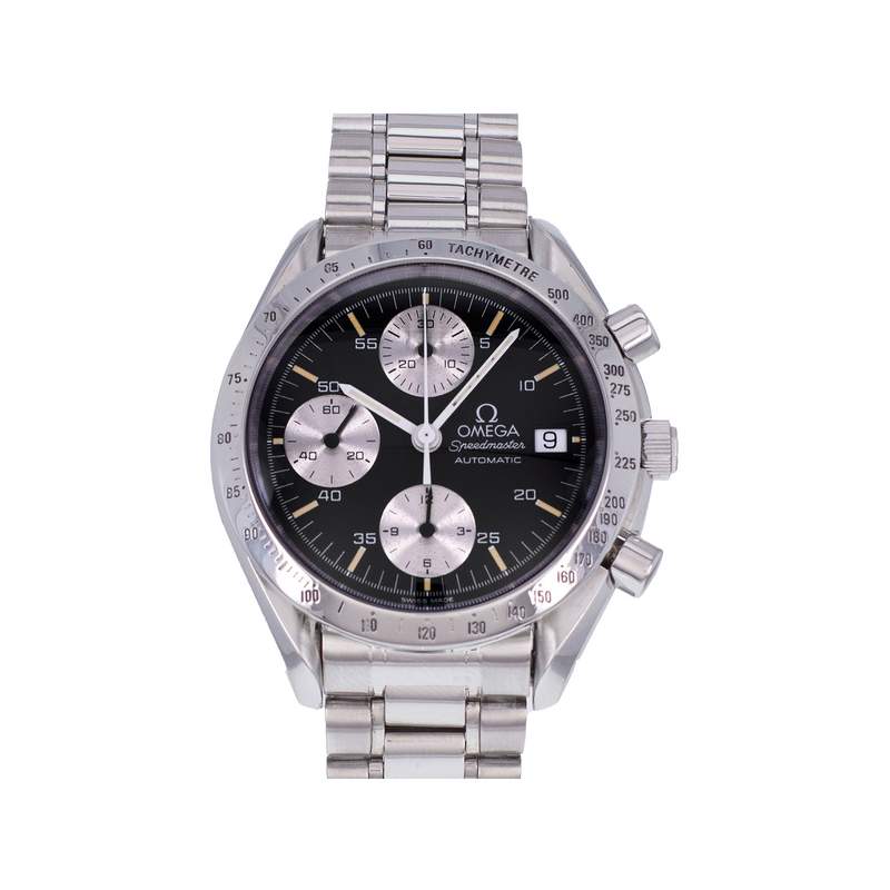 Montre d'occasion OMEGA Speedmaster Date Panda homme automatique bracelet acier - vue 1