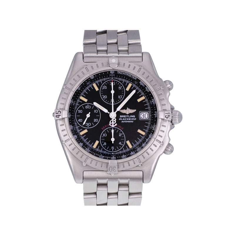 Montre d'occasion BREITLING Chronomat Blackbird homme automatique bracelet acier - vue 1