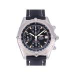Montre d'occasion BREITLING Chronomat Blackbird homme automatique bracelet cuir cresus - vue 1