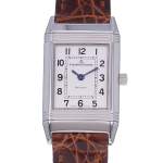 Montre d'occasion JAEGER LECOULTRE Reverso Lady femme quartz bracelet cuir cresus - vue D1