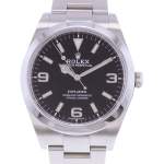 Montre d'occasion ROLEX Explorer I 39 homme mouvement automatique certifié (cosc) bracelet acier - vue D1