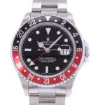 Montre d'occasion ROLEX GMT-Master II homme mouvement automatique certifié (cosc) bracelet acier - vue D1