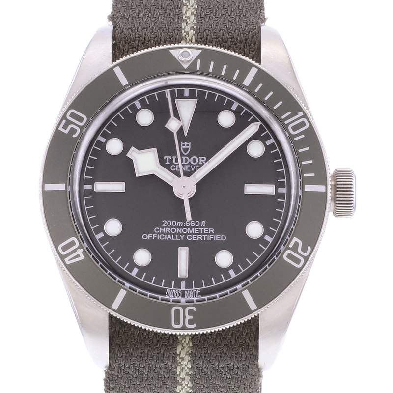 Montre d'occasion TUDOR Black Bay 58 homme mouvement automatique certifié (cosc) bracelet nato - vue D1