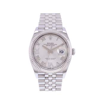 Montre d'occasion ROLEX DateJust 36 mixte mouvement automatique certifié (cosc) bracelet acier