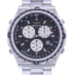 Montre d'occasion BREITLING Jupiter Pilot Vintage homme quartz bracelet acier - vue D1