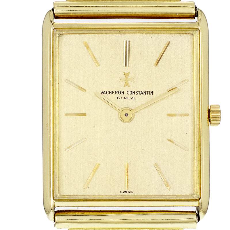Montre d'occasion VACHERON CONSTANTIN Vintage mixte mécanique bracelet or jaune 750/000 - vue D1