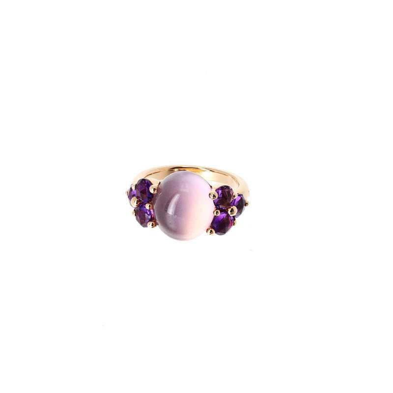Bague d'occasion POMELLATO Luna femme or rose 750/1000 - vue 1