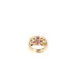 Bague d'occasion PHILIPPE TOURNAIRE Boule femme or jaune 750/1000 platine 950/1000 - vue 3