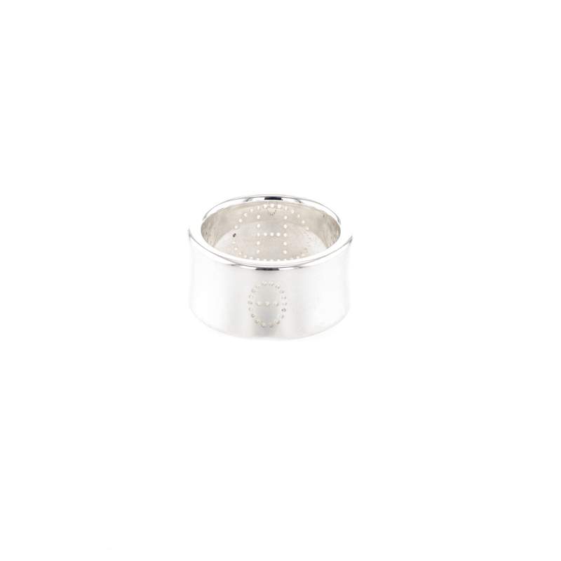 Bague d'occasion HERMES Eclipse Ruban GM femme argent 925/1000 - vue 1
