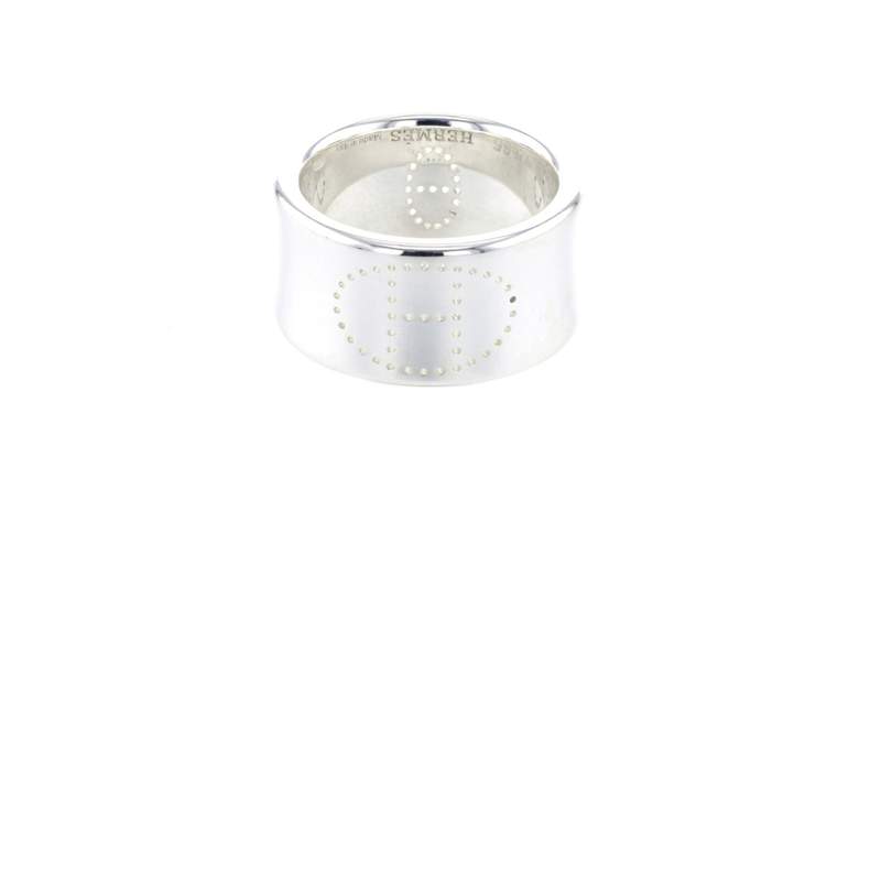 Bague d'occasion HERMES Eclipse Ruban GM femme argent 925/1000 - vue 4