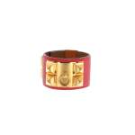 Bracelet d'occasion HERMES Collier de Chien GM femme plaqué or veau - vue 1