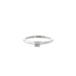 Bague d'occasion CARTIER Solitaire 1895 femme platine 950/1000 - vue 1
