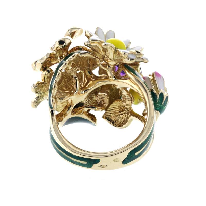 Bague d'occasion DIOR Diorette MM femme or jaune 750/1000 - vue 3