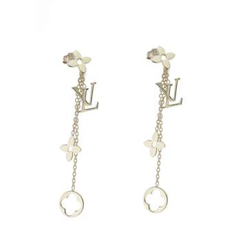 Boucles-oreilles d'occasion LOUIS VUITTON Monogram or jaune 750/1000