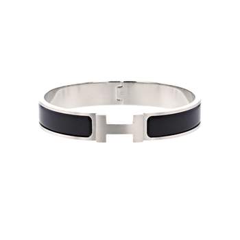 Bracelet d'occasion HERMES Clic H mixte acier