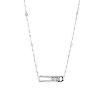 Collier d'occasion MESSIKA Baby move femme or blanc 750/1000