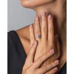 Bague d'occasion CARTIER Destinée Platine femme platine 950/1000 - vue porté 1