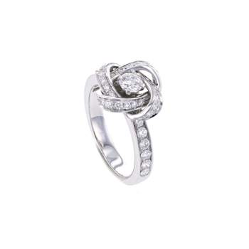 Bague d'occasion BOUCHERON Pivoine femme or blanc 750/1000