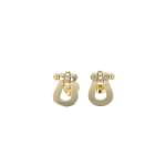 Boucles-oreilles d'occasion FRED Force 10 or jaune 750/1000 - vue 1