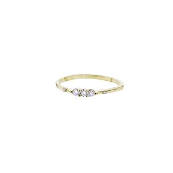 Bague d'occasion MAUBOUSSIN 3 Grains d'Amour femme or jaune 750/1000