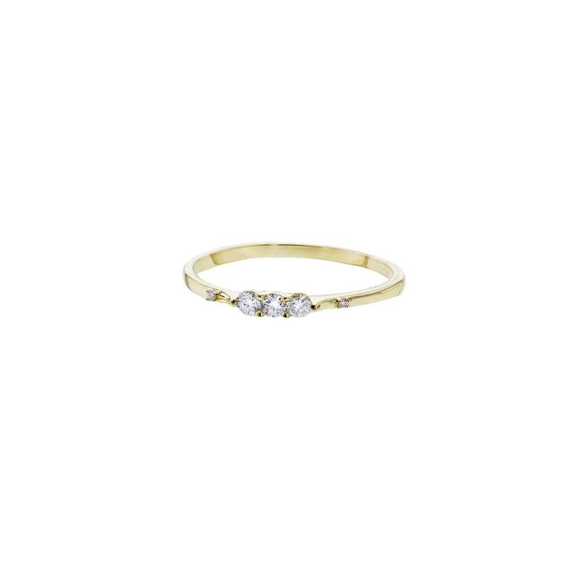 Bague d'occasion MAUBOUSSIN 3 Grains d'Amour femme or jaune 750/1000 - vue 1