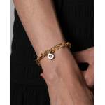 Bracelet d'occasion CHOPARD Happy Diamonds femme or jaune 750/1000 - vue porté 1