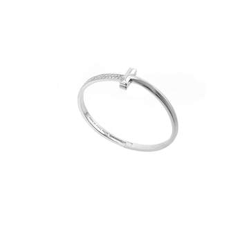 Bracelet d'occasion TIFFANY & CO Jonc T1 femme or blanc 750/1000