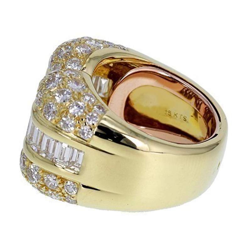 Bague d'occasion MAUBOUSSIN Vintage femme or jaune 750/1000 or rose 750/1000 - vue 3