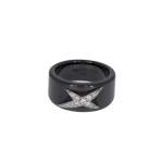 Bague d'occasion MAUBOUSSIN Etoile Du Démon femme céramique or blanc 750/1000 - vue 1