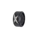 Bague d'occasion MAUBOUSSIN Etoile Du Démon femme céramique or blanc 750/1000 - vue 2