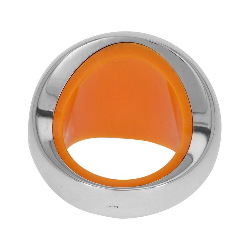 Bague d'occasion HERMES Quark mixte argent 925/1000 - vue 3