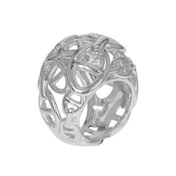 Bague d'occasion HERMES Chaîne d'Ancre Enchaînée femme argent 925/1000